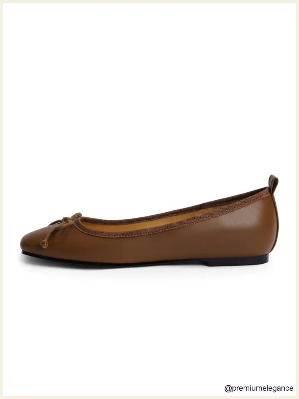 Women's Bowknot Square Toe Slip on Ballet Flats, Comfort Dressy Work Shoes